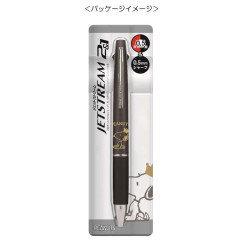 Japan Peanuts Jetstream 2&1 Multi Pen + Mechanical Pencil - Snoopy / Gold & Black