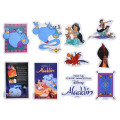 Japan Disney Store Seal Sticker Set - Aladdin / VHS Style Box - 3