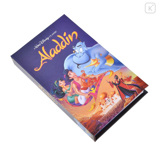 Japan Disney Store Seal Sticker Set - Aladdin / VHS Style Box - 4
