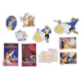 Japan Disney Store Seal Sticker Set - Beauty and The Beast / VHS Style Box - 3
