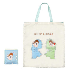 Japan Disney Store Eco Shopping Bag - Chip & Dale / Dinosaur Cosplay