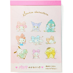 Japan Sanrio A6 Notepad - Characters Big Ribbon / Vanilla Scent