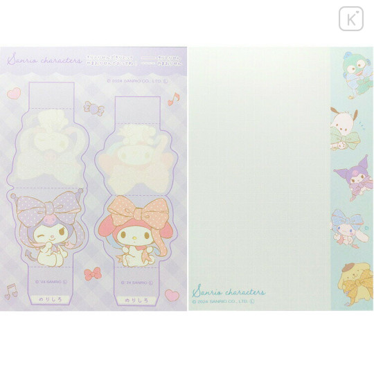 Japan Sanrio A6 Notepad - Characters Big Ribbon / Vanilla Scent - 3
