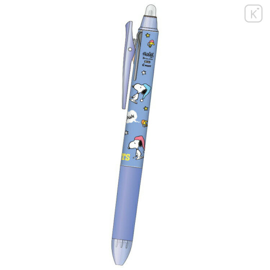 Japan Peanuts FriXion Ball 3 Slim Color Multi Erasable Gel Pen - Snoopy / Good Night - 1
