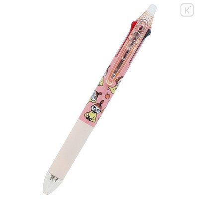 Japan Moomin FriXion Ball 3 Slim Color Multi Erasable Gel Pen - Little My / Peach - 3