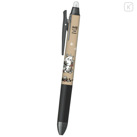 Japan Moomin FriXion Ball 3 Slim Color Multi Erasable Gel Pen - Beige - 1