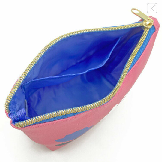Japan Miffy Boat-shaped Pouch - Rose / Pink & Blue - 3