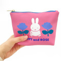 Japan Miffy Boat-shaped Pouch - Rose / Pink & Blue - 4