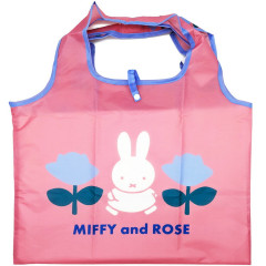 Japan Miffy Eco Shopping Bag - Rose / Pink & Blue