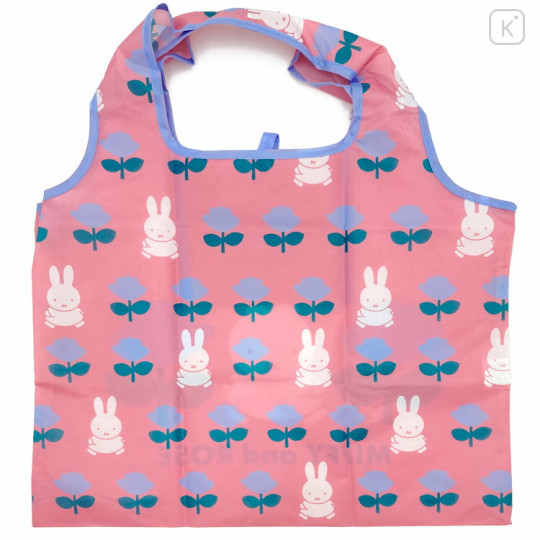 Japan Miffy Eco Shopping Bag - Rose / Pink & Blue - 2