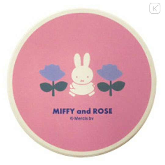Japan Miffy Water-absorbing Coaster - Rose / Pink & Blue - 1