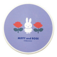 Japan Miffy Water-absorbing Coaster - Rose / Purple & Pink