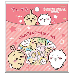 Japan Chiikawa Seal Flake Sticker Set - Chiikawa & Rabbit