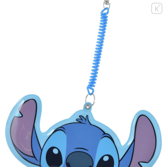 Japan Disney Store Pass Case Card Holder - Stitch / Face - 4