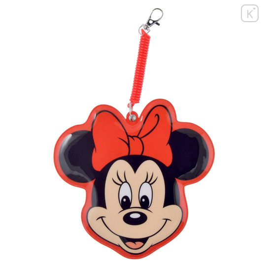 Japan Disney Store Pass Case Card Holder - Minnie Mouse / Face - 1