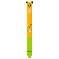Japan Disney Two Color Mimi Pen - Lion King / Character
