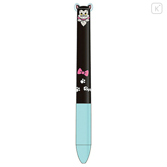 Japan Disney Two Color Mimi Pen - Figaro Cat / Character - 1