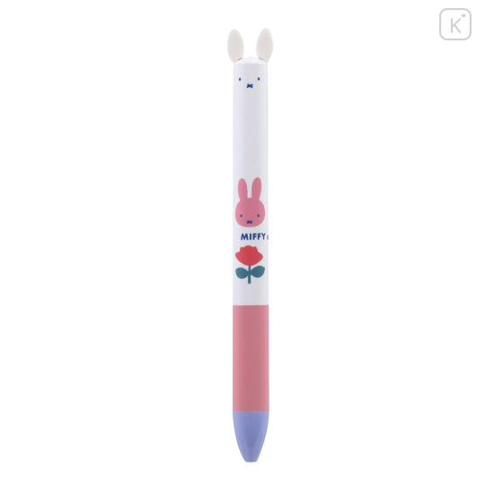 Japan Miffy Two Color Mimi Pen - Rose / Pink - 1