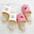 Japan Mofusand Fluffy Soft Slippers - Cherry Hat Cat - 4