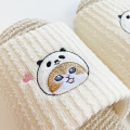 Japan Mofusand Fluffy Soft Slippers - Cat / Panda Hat - 3