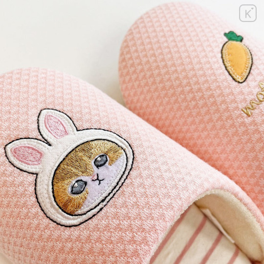 Japan Mofusand Babouche Slippers - Cat / Rabbit Hat - 3