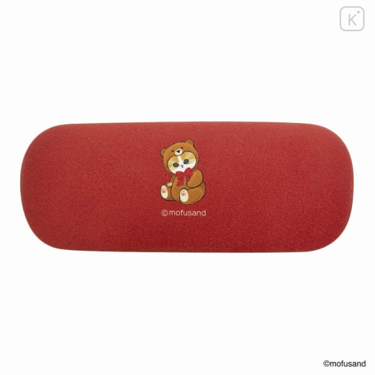 Japan Mofusand Exhibition Glasses Case & Cloth - Cat / Teddy Bear Cosplay - 4