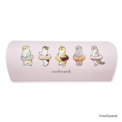 Japan Mofusand Store Glasses Case & Cloth - Cat / Donuts