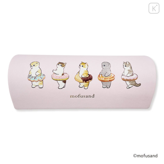 Japan Mofusand Store Glasses Case & Cloth - Cat / Donuts - 3