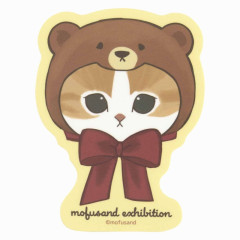 Japan Mofusand Exhibition Vinyl Sticker - Cat / Teddy Bear Cosplay