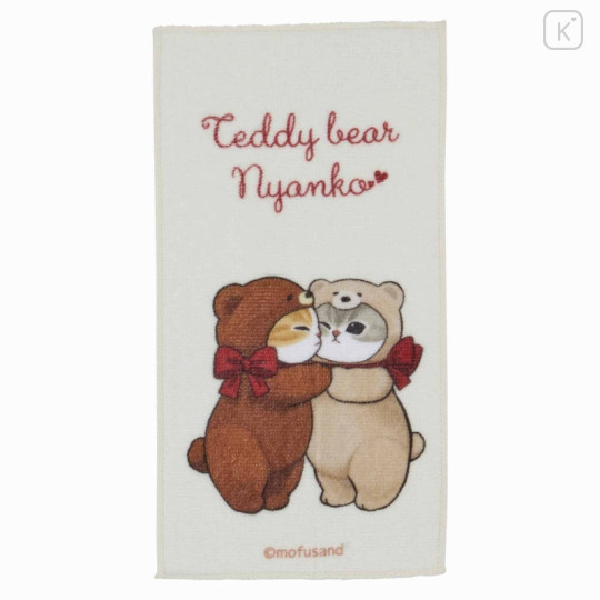 Japan Mofusand Exhibition Mini Towel Set of 3 - Cat / Teddy Bear Cosplay - 4