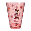 Japan Disney Store Clear Tumbler - Minnie Mouse / Strawberry Collection - 1