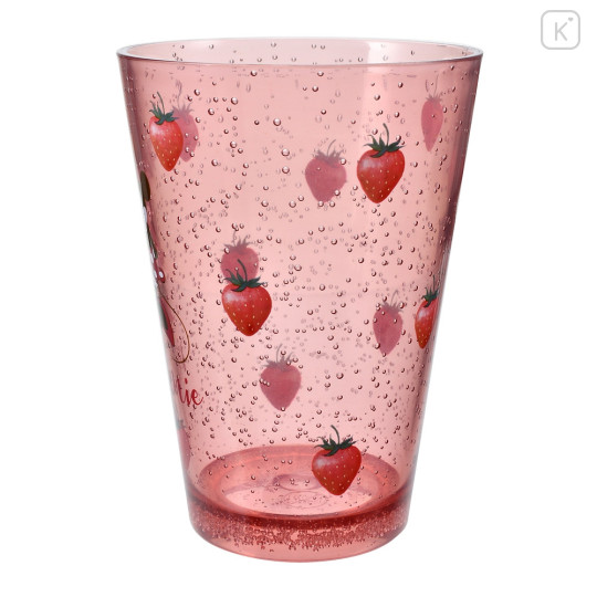 Japan Disney Store Clear Tumbler - Minnie Mouse / Strawberry Collection - 2