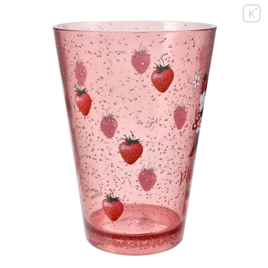 Japan Disney Store Clear Tumbler - Minnie Mouse / Strawberry Collection - 4