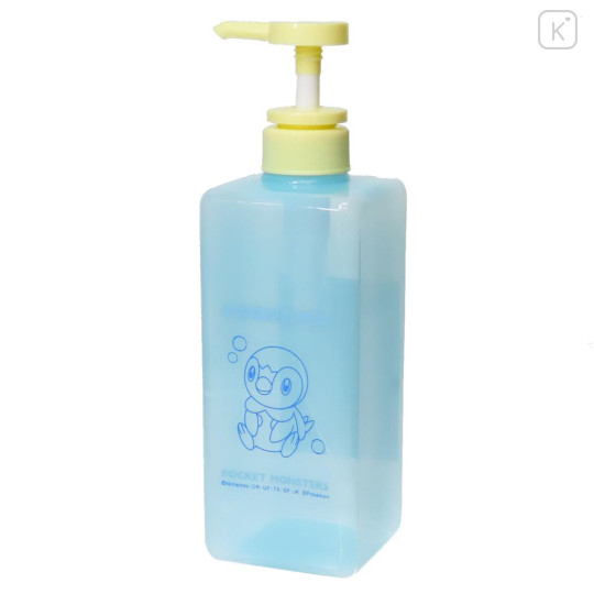 Japan Pokemon Soap Dispenser Bottle - Piplup - 1