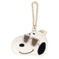 Japan Peanuts Mini Pouch & Charm - Snoopy / Sunglasses - 1