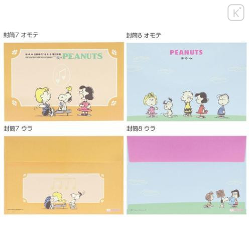Japan Peanuts Mini Letter Set - Snoopy / Comics - 5