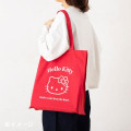 Japan Sanrio Original Cotton Tote Bag - Hello Kitty - 7