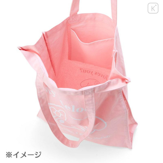 Japan Sanrio Original Cotton Tote Bag - Cinnamoroll - 4