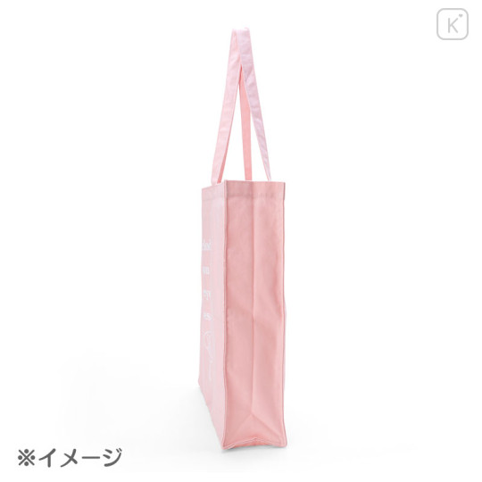 Japan Sanrio Original Cotton Tote Bag - Kuromi - 3
