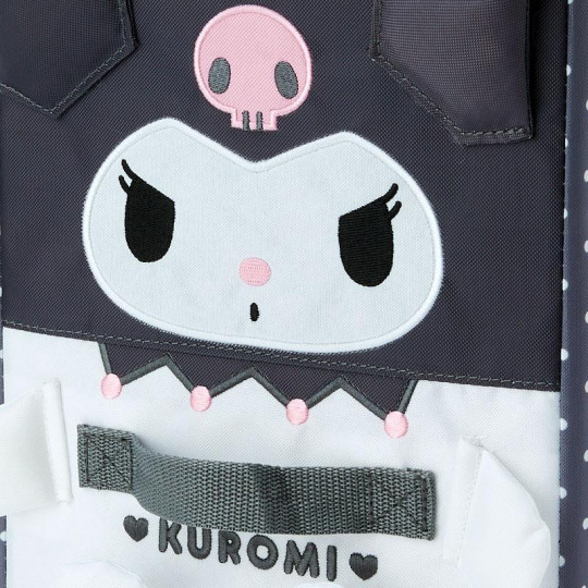 Japan Sanrio Original Folding Storage Case (S) - Kuromi - 5