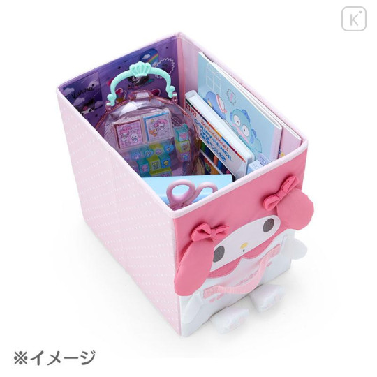 Japan Sanrio Original Folding Storage Case (S) - Kuromi - 6