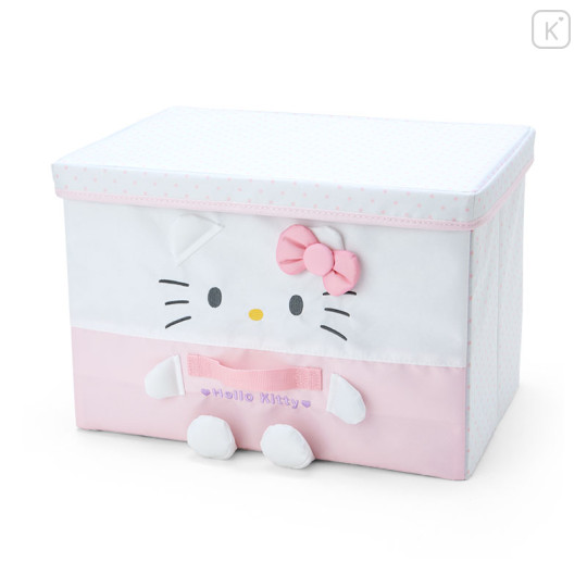 Japan Sanrio Original Folding Storage Case (L) - Hello Kitty - 1