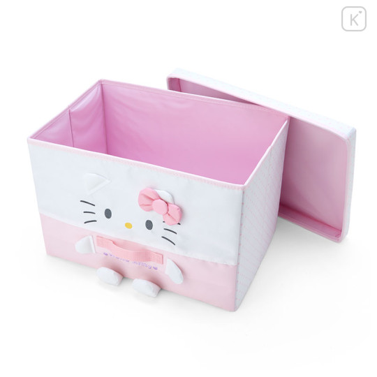 Japan Sanrio Original Folding Storage Case (L) - Hello Kitty - 3