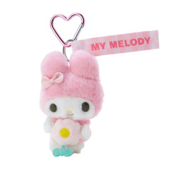 Japan Sanrio Original Mascot Holder - My Melody / Pastel Checker
