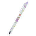 Japan Disney Metacil Light Knock Pencil - Chip & Dale / Grape - 4