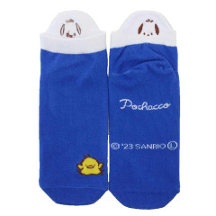 Japan Sanrio Embroidery Socks - Pochacco & Friend