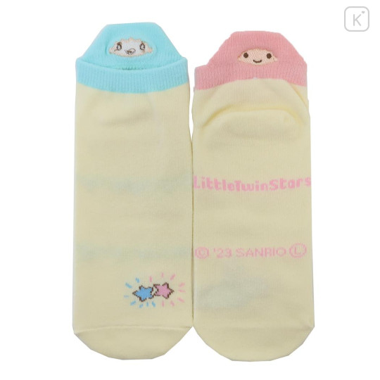 Japan Sanrio Embroidery Socks - Little Twin Stars & Friend - 1