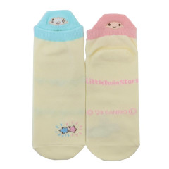 Japan Sanrio Embroidery Socks - Little Twin Stars & Friend