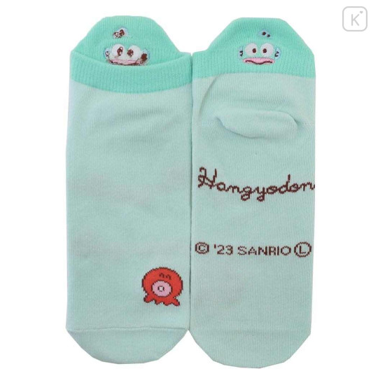 Japan Sanrio Embroidery Socks - Hangyodon & Friend - 1