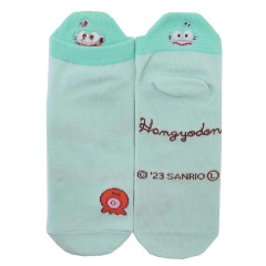 Japan Sanrio Embroidery Socks - Hangyodon & Friend